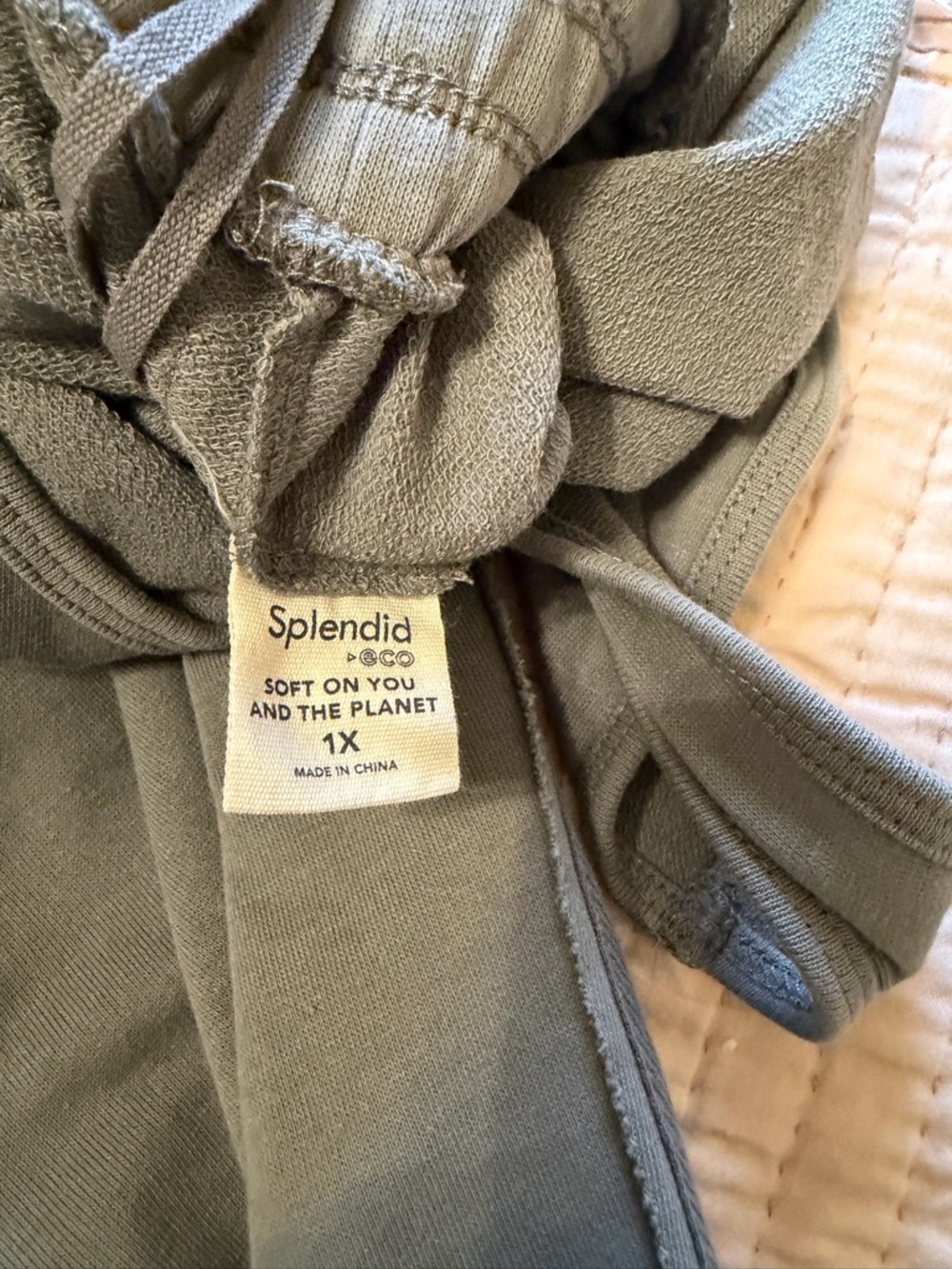 Splendid Light Gray Sleeveless Jumpsuit with Drawstring Waist - Picture 6 of 7